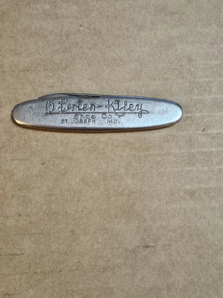 GRIFFON CUTLERY WORKS GERMANY O BRIEN - KILEY SHOE CO. ST LOUIS MO. SINGLE BLADE - Image 2 of 4