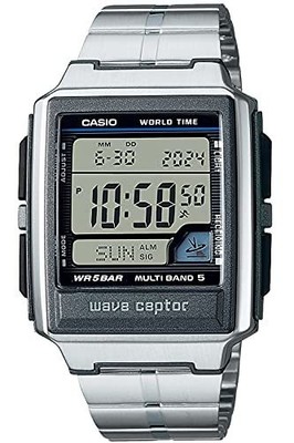CASIO Wave Ceptor Radio Controlled Watch WV-59RD-1AJF Silver Men s Wristwatch