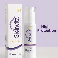 Skinvital Facial Sunscreen SPF30 Moisturizer 50ml UV Protection Lightweight