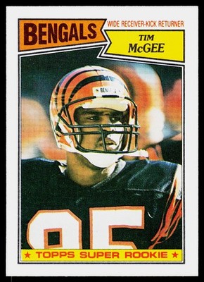 Tim McGee, 1987 Topps, #190, Cincinnati Bengals, RC