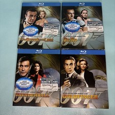 Goldfinger Thunderball From Russia Love Dr No Bluray Bond 007 Connery LOT - NEW