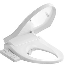Smart Heated Bidet Toilet Seat with Feminine Wash  Adjustable Features