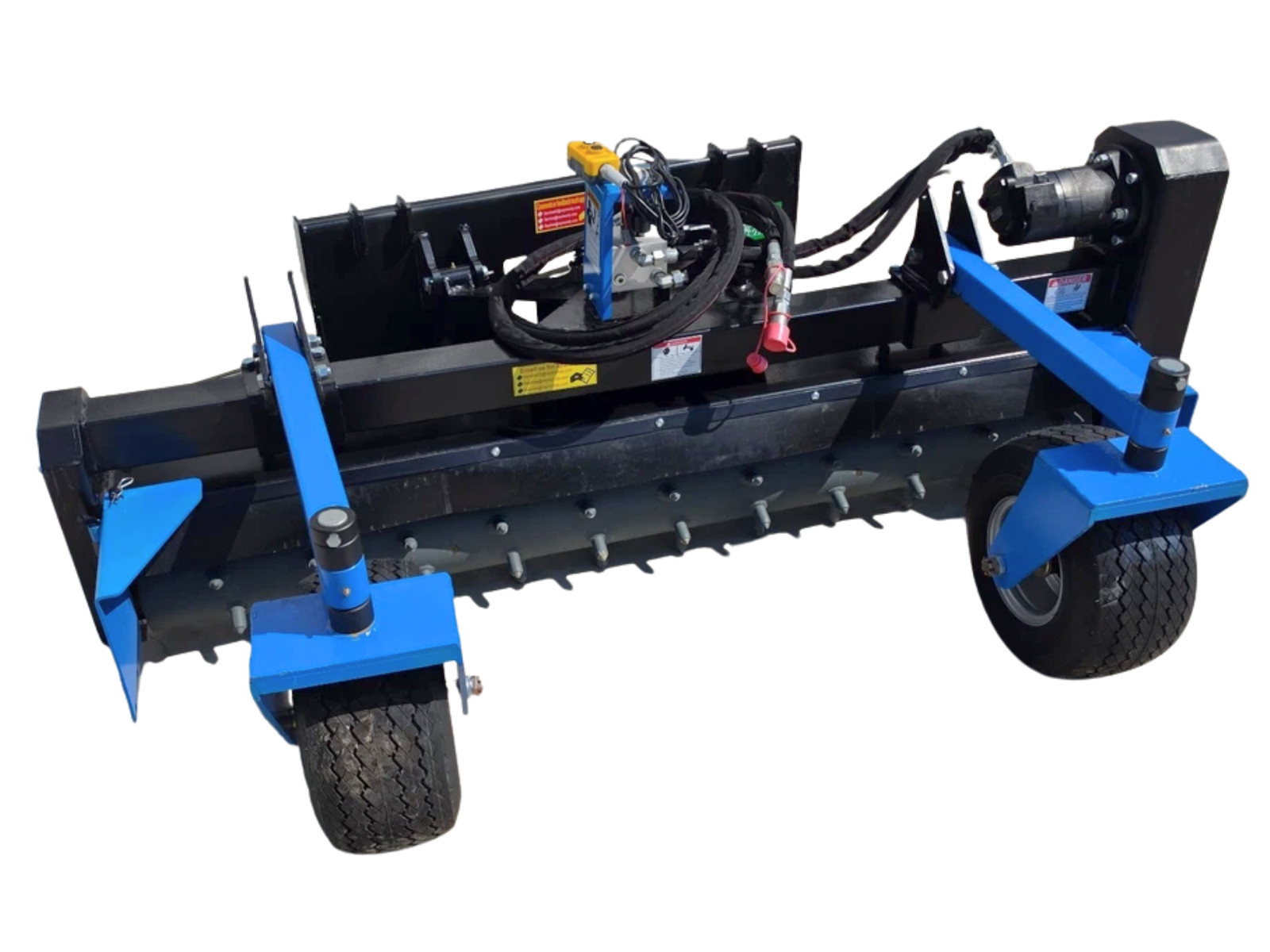 Raytree 78" Soil Conditioner Harley Power Rake Hydraulic Skid Steer Attachment