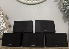 Sony Surround Sound Stereo Speakers 4 SS-MSP900 1 SS-CNP680 Set of 5 Black