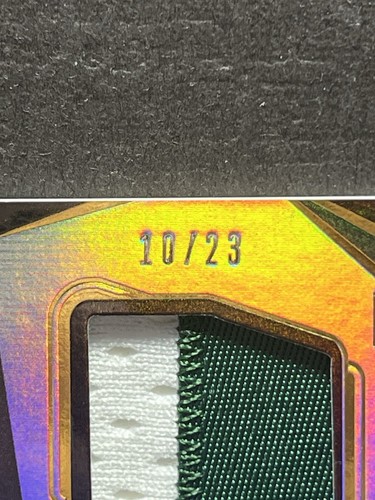 2020 Panini Limited Jordan Love Auto Patch Rookie 10 /23 Jersey # Packers RPA - Picture 4 of 4