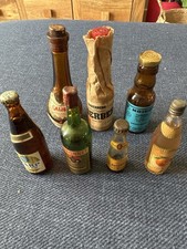 Vintage Miniature Bottle Job Lot Underberg Dubonnet Schweppes Retro Bar