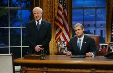 Snl Darrell Hammond as Dick Cheney Will Forte as George W Bush dur- Old Photo 1