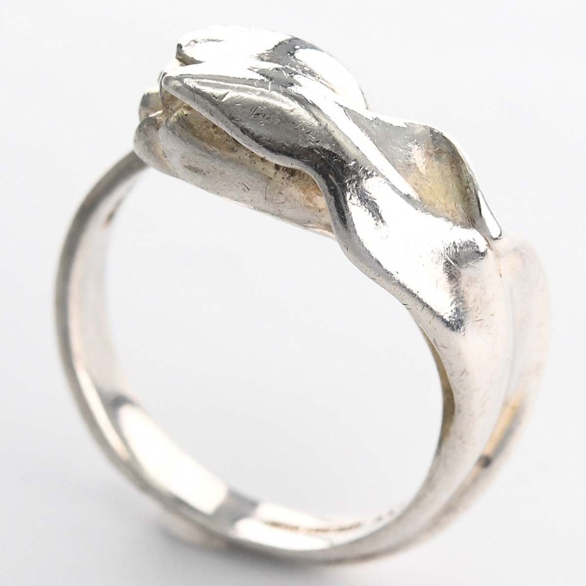 Tiffany & Co. Tulip Ring Approx. 10 Size 4 g STARLING Silver