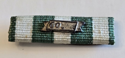 1966 Original Vietnam Campaign Ribbon Unusual Double Pin Back Clasp
