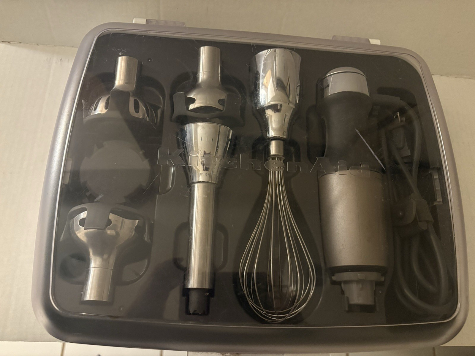 KitchenAid Immersion Hand Blender with Attachments and Case