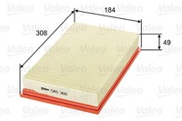 Valeo Luftfilter 585360 Filtereinsatz FüR Jaguar XK X100 Daimler XJ Convertible