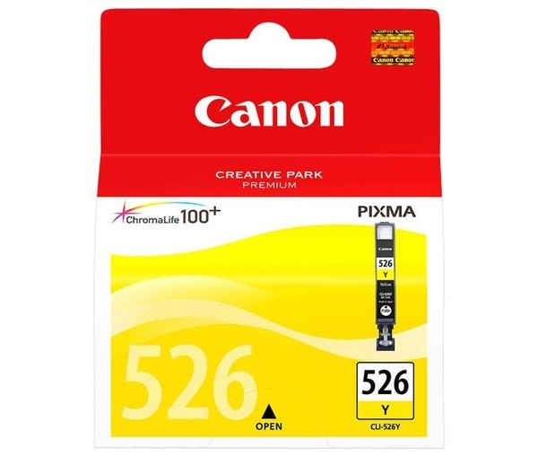 Canon Tintenpatrone CLI-526Y 9Mlge Druckerpatronen 4543B001 Tintenpatrone-image