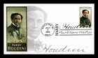 US COVER HARRY HOUDINI MAGICIAN FIRST DAY ISSUE HOMETOWN APPLETON WISCONSIN