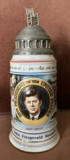 Budweiser Limited Edition Collector Stein John F Kennedy American Heritage NIB