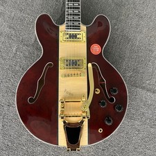Semi-hollow Body Electric Guitar Stainless Steel Rounded Fret Bone Nut 335