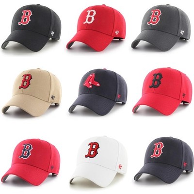 '47 Brand MLB Boston Red Sox Curved Baseball Cap Basecap Kappe Cappy Hat Mütze