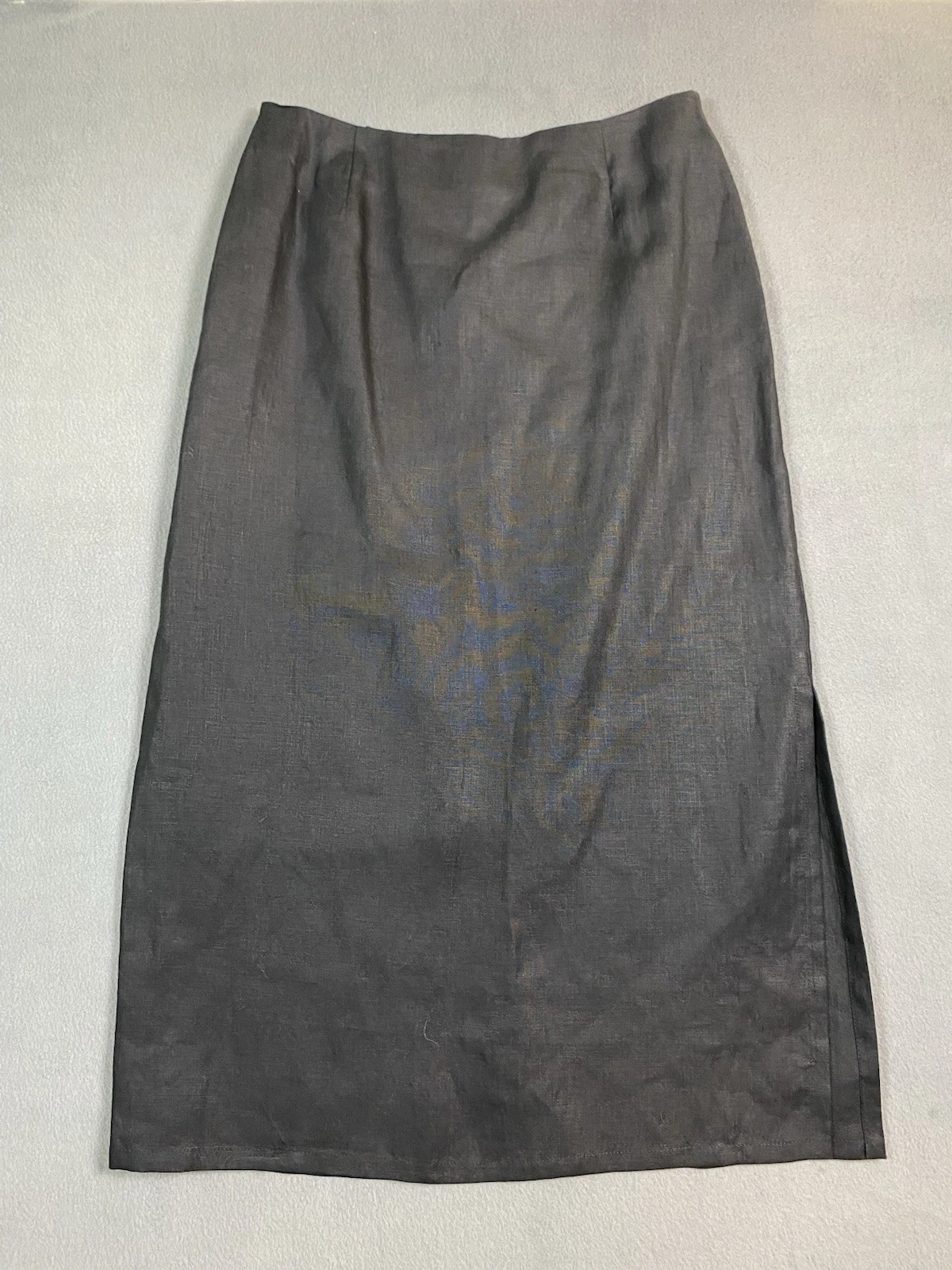 Talbots Women’s 8 Petite Irish Linen Long Skirt Black Crisp! Elevated Basics
Opens in a new window o