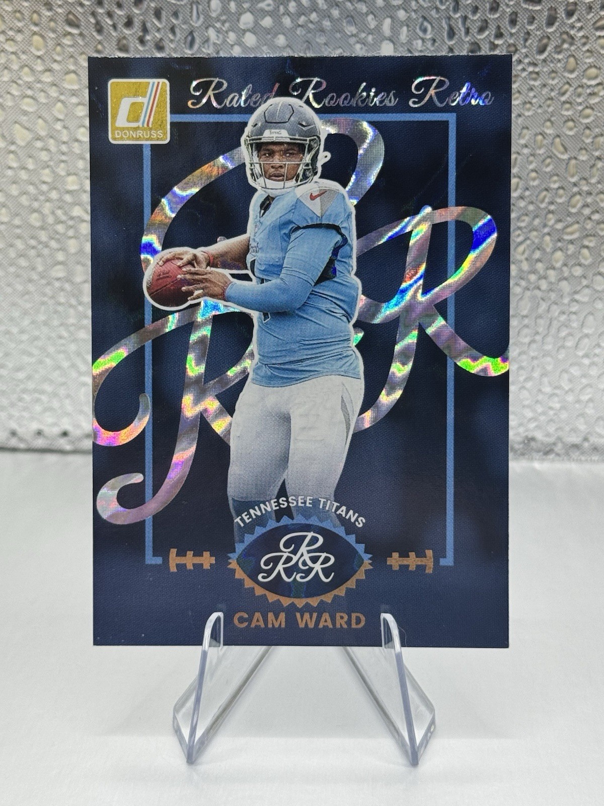 Cam Ward 2025 Panini Donruss Rated Rookies Retro #2 Titans Rookie RC