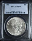 1886 Morgan Dollar PCGS MS64