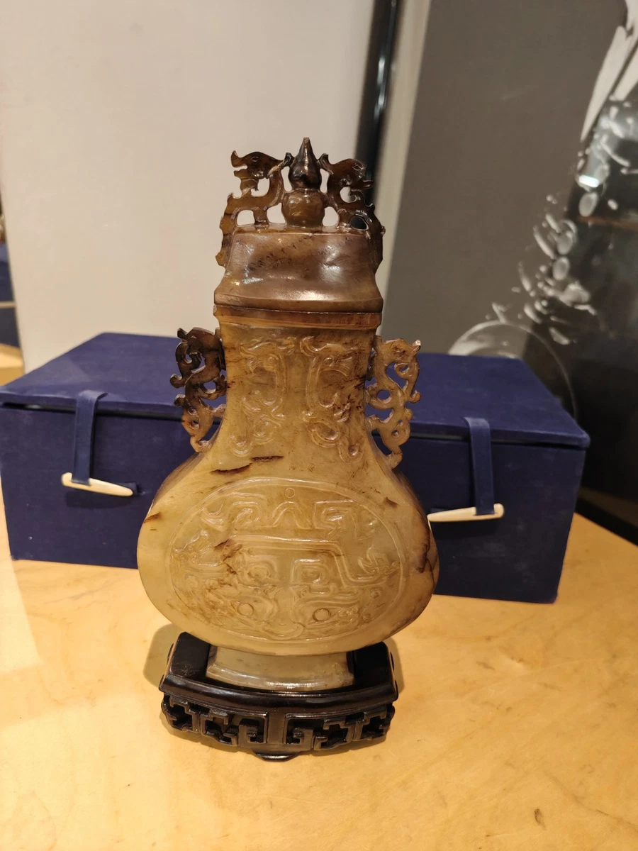 古董原始玉中国古董花瓶| eBay