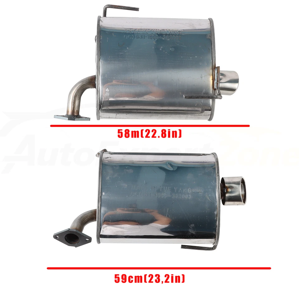 Par de silenciador de escape serve: Subaru 2009-2013 Forester e 2008-2011 Impreza 2.5L - Imagem 3 de 4