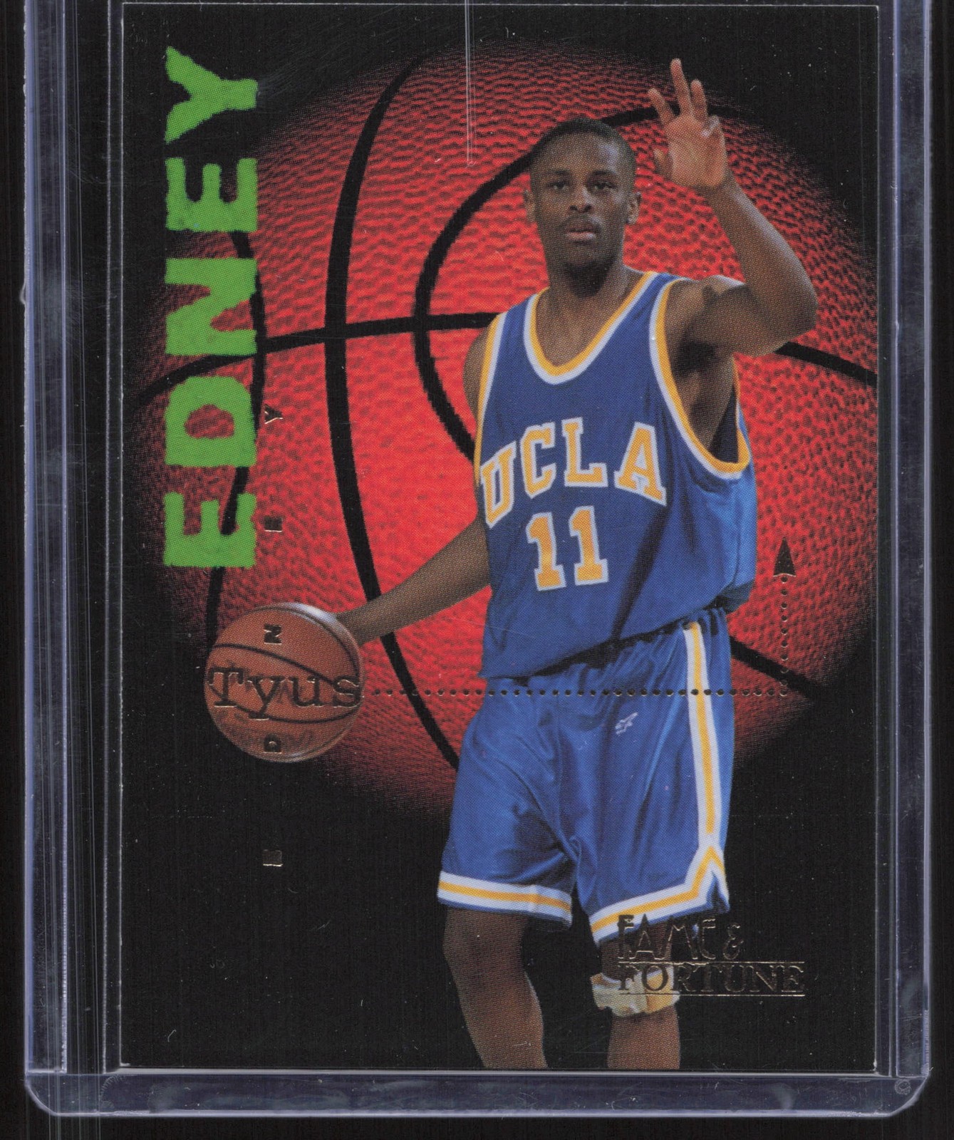1995 Signature Rookies Fame and Fortune #13 Tyus Edney