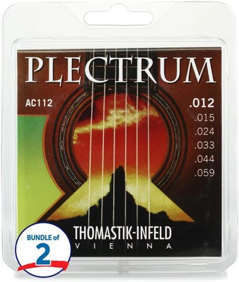 Thomastik-Infeld AC112 Plectrum Acoustic Guitar Strings - .012-.059 Medium Light