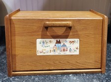 Vintage International Heartland wood bread box cottage core