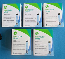TIRAS REACTIVAS 100 X5 ONE TOUCH ULTRA 500 TIRAS NUEVAS CADUCIDAD 2027