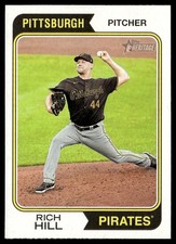 2023 Topps Heritage Rich Hill Pittsburgh Pirates #374