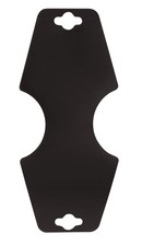 SSWBasics Black Self-Adhesive Jewelry Tags for Necklace Display Cards