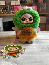 Bebé Tres Elfos Peluche Vinilo Cara Llavero Colgante Libélula Ojos Especiales