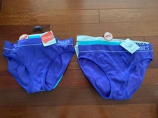6 Pack Hanes Originals Women  s Seamless Rib Bikini Underwear Size 2XL New