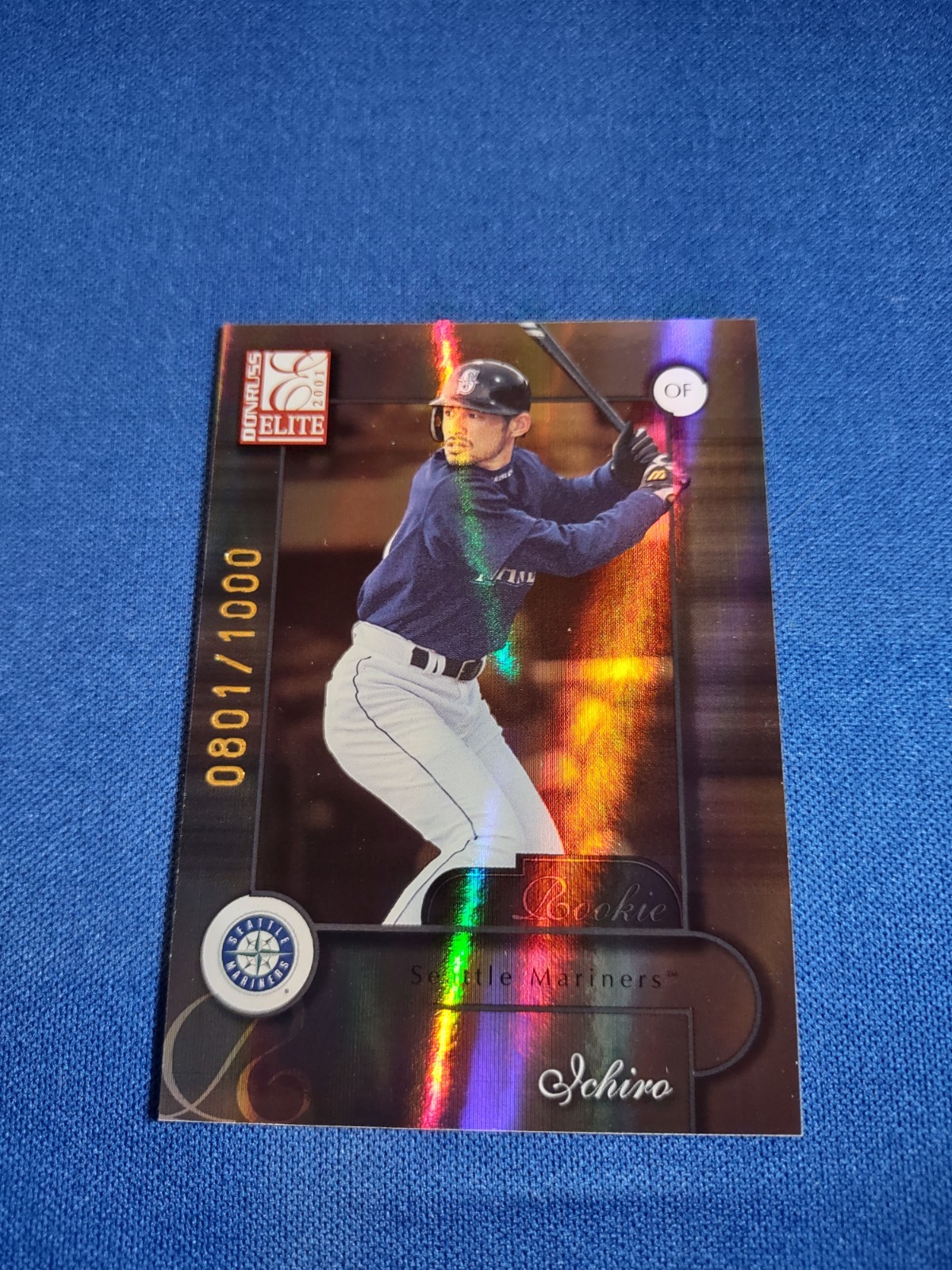 2001 Donruss Elite ROOKIE Ichiro Suzuki #801/1000 RARE RC #195 NM-MT/MT