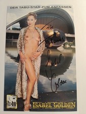 Original Autogramm Isabel Golden Erotik XL Ka...