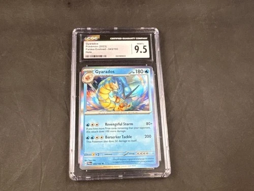 GYARADOS 43/193 POKEMON PALDEA EVOLVED HOLO RARE CGC 9.5