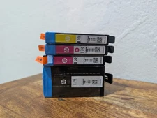 GATAPO 4pk 910 Ink Cartridges for HP OfficeJet Pro X2 Red,One Blk, One yellow