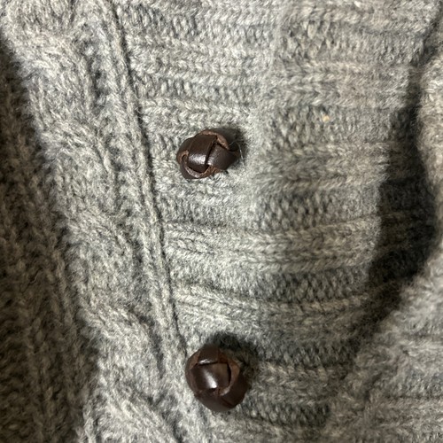 RRL Ralph Lauren Ralph Lauren Size XL Cable Knit Sweater Men'S Blue Gray Men's - Picture 4 of 9