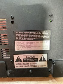 Sega Saturn Black MK-80000 Console