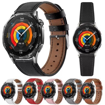 Klassisch Leder Armband Für Huawei Watch 4 3 Pro GT 5 Pro 4 3 2 2e 46mm 42mm DE