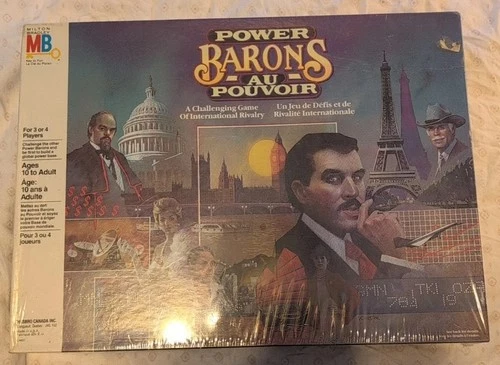 Vintage Milton Bradley Power Barons Board Game NEW IN BOX