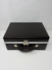 Vintage 8-Track Storage Case 24 Slots Genuine Pleather Made in USA