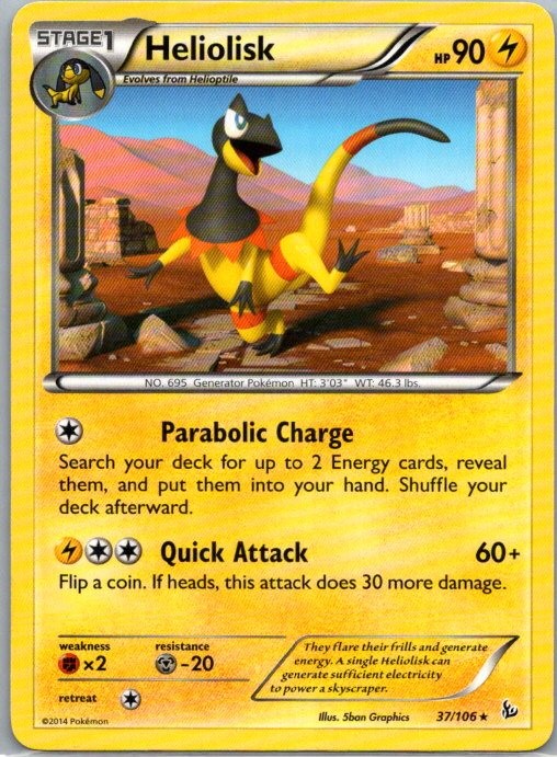 XY - Flashfire #37/106 Heliolisk