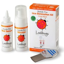 and Done Lice Treatment Kit - 3-Step Elimination - Comb, Mousse, | Natural & ...