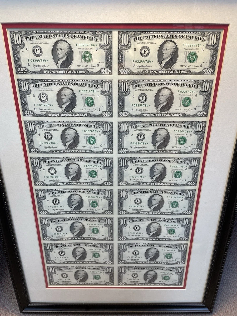 1995 $10 US Federal Reserve Small Notes for sale | eBay