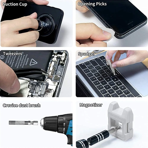 115 in 1 Magnetic Precision Repair Screwdriver Set PC Phone Electronics Tool Kit - Picture 15 of 24