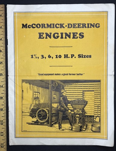SUPER Rare Catalog- McCormick Deering - Power that Pays 1919 - Hit Miss Engines - Picture 2 of 15