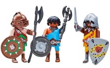 Playmobil 6590 Gladiatoren Antike Kolosseum Rom K&auml;mpfer Sklaven Waffen Wettkampf