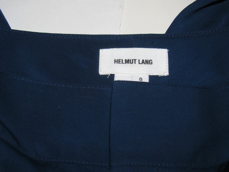 Helmut Lang Women's Solar Drape Jogger Pants Navy Blue SZ S NWOT USA MADE - Image 2 of 4