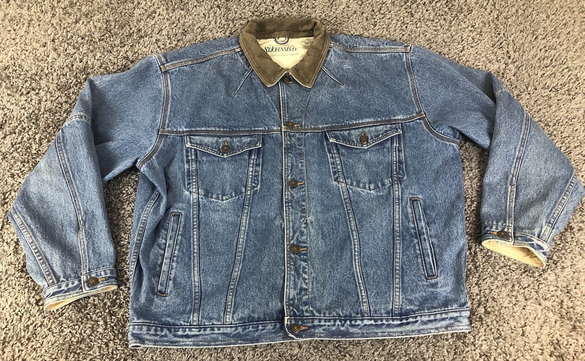 St john's top bay denim jacket